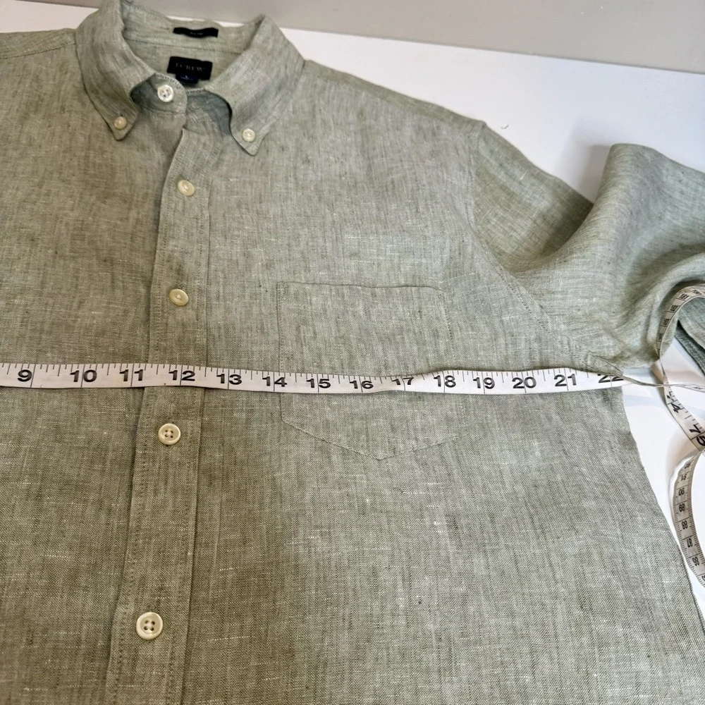 J CREW FACTORY SLIM BUTTON DOWN COLLAR LONG SLEEVE SHIRT